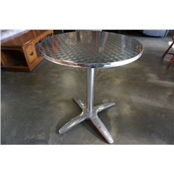 ROUND METAL BAR TABLE