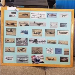 FRAMED VINTAGE AIRCRAFT PHOTOS