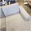 Image 7 : BRAND NEW 2PC GREY FABRIC RIGHT HAND SECTIONAL SOFA - RETAIL $1499
