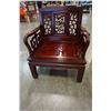 Image 3 : SOLID ROSEWOOD HAND CARVED CHAIR