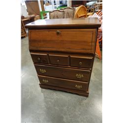 DROP FRONT 3 DRAWER DESK
