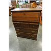 Image 1 : DROP FRONT 3 DRAWER DESK