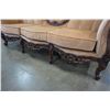 Image 2 : HIGHLY CARVED ANTIQUE SETTEE FRENCH PRVINCIAL