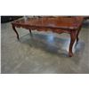 Image 3 : CARVED 3 PIECE COFFEE AND END TABLE SET