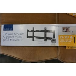 NEW OVERSTOCK INSIGNIA 13-32 INCH FIXED POSITION TV WALL MOUNT 40LB CAPACITY