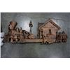 Image 2 : LARGE FABRIC DREAMCATCHER AND SPRING VALLEY TRAIN WALL DECOR