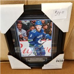 BROCK BOESER CANUCKS PRINT RETAIL $40