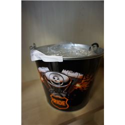 RIDE ICE BUCKET WITH GLASSES AND BOTTLE OPENER