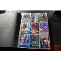 BINDER OF NFL FOOTBALL CARDS, STAR PLAYER INSERT LIMITED EDITION