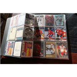 BINDER OF NFL FOOTBALL STAR PLAYER AND INSERT CARDS, INCLUDES LIMITED