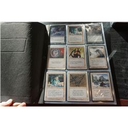 BINDER OF 70 MINT MAGIC THE GATHERING CARDS