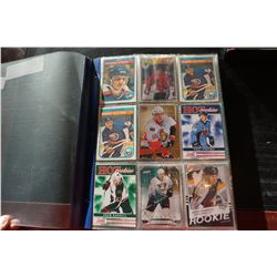 BINDER OF NHL HOCKEY RC ROOKIE CARDS BOOK VALUE $8-900