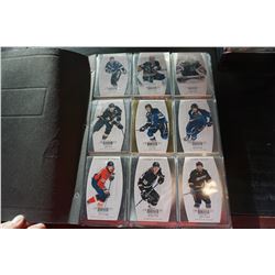 BINDER OF HOCKEY SPECIAL INSERT AND STAR CARDS, BOOK VALUE $7-800