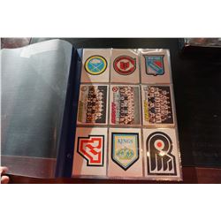 BINDER OF MINT 1977-8 OPC OPEECHEE NHL HOCKEY CARDS