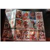 Image 2 : BINDER OF MARTIN BRODEUR HOCKEY CARDS, VARIOUS YEARS, BRANDS BOOK VALUE $600