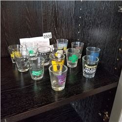 13 SAYINGS SHOT GLASSES MANCAVE MANDATORY RETAIL $130