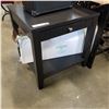 Image 1 : PAIR OF BLACK 1 DRAWER END TABLES