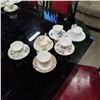 Image 1 : 6 CHINA CUPS AND SAUCERS - PARAGON, ROYAL ALBERT, AND QUEEN ANNE