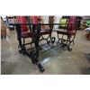 Image 2 : WROUGHT IRON TABLE WITH GLASS AND 6 CHAIRS
