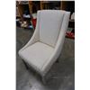 Image 2 : WHITE STUDDED ACCENT CHAIR