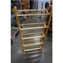 PINE DVD RACK