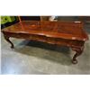 Image 1 : CARVED INLAID COFFEE TABLE