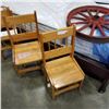Image 1 : 2 WOODEN KIDS CHAIRS