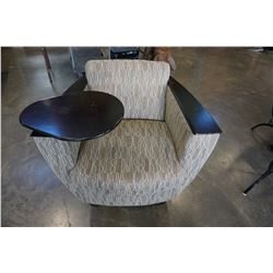 ACCENT CHAIR WITH REMOVEABLE SWIVEL TRAY