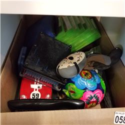 XBOX 360 GAMES, SKULL DECOR, AND DIE CAST CAR