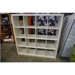 WHITE 59" TALL CUBICLE SHELF