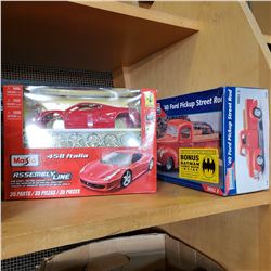 LOT OF 2 CAR MODEL KITS