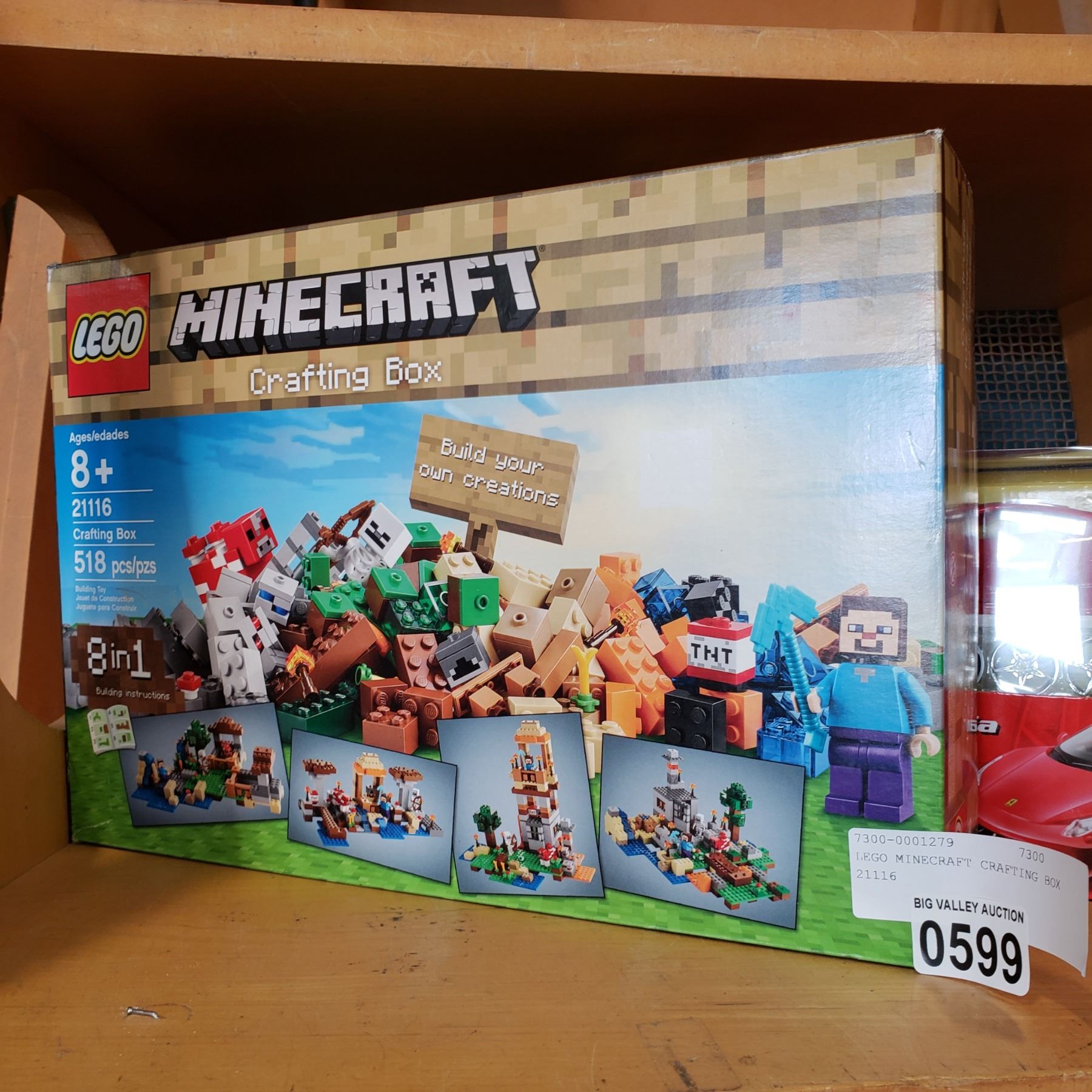 Minecraft Craft Box Inventory LEGO MINECRAFT CRAFTING BOX 21116