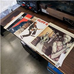 LOT OF 9 COLLECTIBLE RECORDS