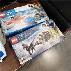 2 LEGO SETS, FANTASTIC BEASTS 75951 AND CITY 60176