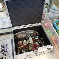 METAL CASE W/ WATCHES