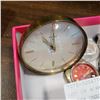 Image 2 : LOT OF BIRKS CLOCK, ROLEX WATCH UNAUTHENTICATED, COINS, ETC