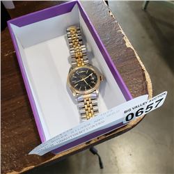 MENS ROLEX SILVER AND GOLD WATCH UNAUTHENTICATED