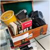 Image 1 : BOX OF VINTAGE CAMERA EQUIPMENT