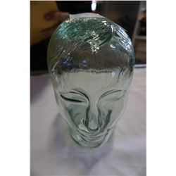 GLASS HUMAN HEAD