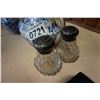 Image 4 : ROYAL CROWN DERBY CREAM AND SUGAR AND STERLING SALT AND PEPPER SHAKERS