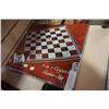 Image 3 : IMPERIAL CRYSTAL CHESS SET AND VITNAGE CHINESE CHECKERS SET
