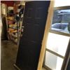 Image 1 : 36 INCH EXTERIOR DOOR, WITH FRAME, AND ELECTRONIC DEADBOLT HANDLE COMBO, PASSWORD 1080,