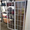 Image 1 : 2 REPLACEMENT WINDOWS FOR EXTERIOR DOORS, FULL LENGTH, LOW E,