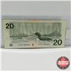 Image 2 : Canada $20 Bill 1991 (Replacement Note) : Thiessen/Crow : S/N#AIX1186441