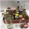 Image 1 : Tray Lot: Confectioner Jars (Variety)