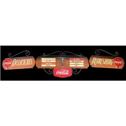 Coca Cola 3 pc. Wooden Menu Board by Kay Displays