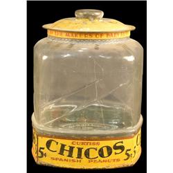 Chicos 5 cent p-nut display jar