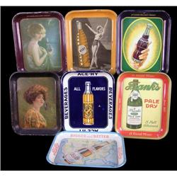 1 lot of 7 misc rectangular trays