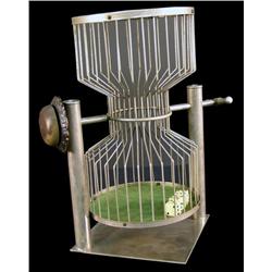 Large, 18 Chuck-O-Luck table top dice cage