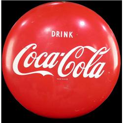 Coca-Cola button sign 16 diameter